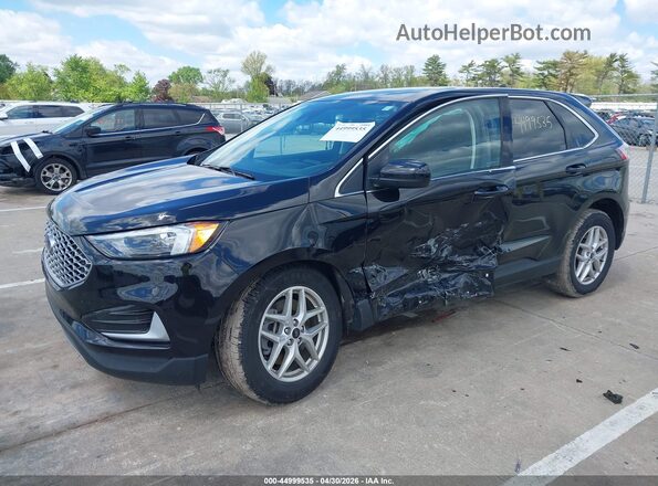 2FMPK4J91PBA28245 2023 FORD EDGE Черный Передняя левая четверть