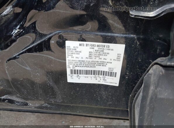 2FMPK4J91PBA28245 2023 FORD EDGE Черный Вид подкапотного пространства
