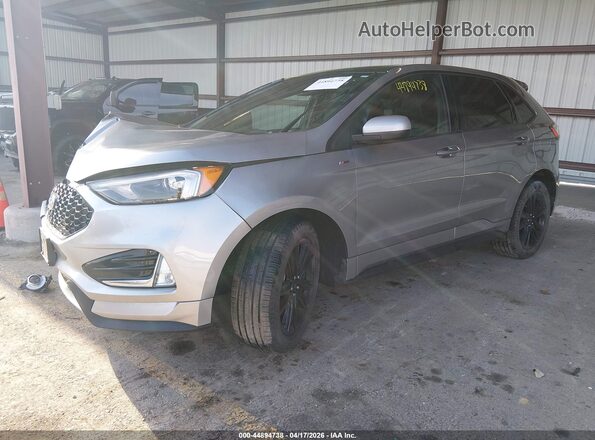 2FMPK4J92NBA50333 2022 FORD EDGE Серый Передняя левая четверть