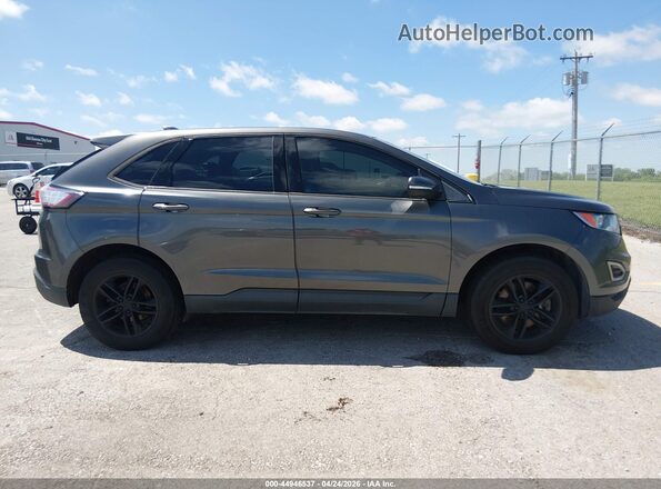 2FMPK4J93GBC00775 2016 FORD EDGE Gray Սալոնի հետևի տեսք