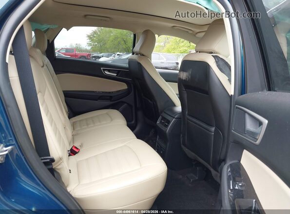 2FMPK4J93LBA38737 2020 FORD EDGE Blue Widok naklejki z numerem VIN