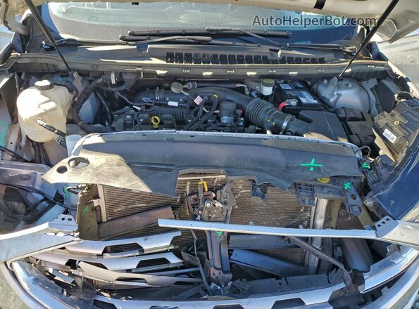 2FMPK4J93MBA00149 2021 FORD EDGE Silver Սալոնի հետևի տեսք