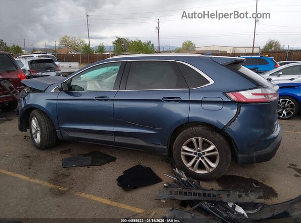 2FMPK4J94KBB14965 2019 FORD EDGE Blue 