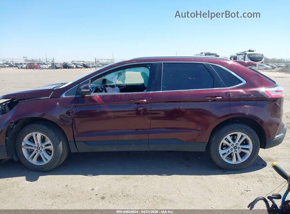 2FMPK4J94KBC24673 2019 FORD EDGE Purple Widok wnętrza 360 stopni