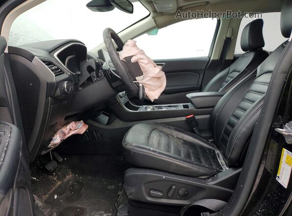 2FMPK4J94MBA33418 2021 FORD EDGE Black წინა სალონის ხედი
