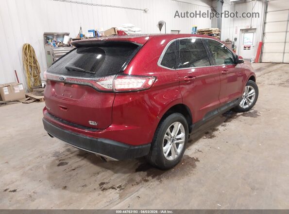 2FMPK4J95JBC06925 2018 FORD EDGE Red Rear right