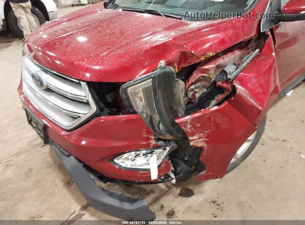 2FMPK4J95JBC06925 2018 FORD EDGE Red Front view