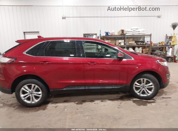 2FMPK4J95JBC06925 2018 FORD EDGE Red 360 interior view