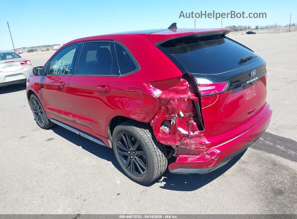 2FMPK4J95NBA42453 2022 FORD EDGE Red Trasero izquierdo