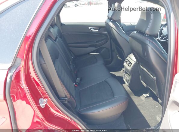 2FMPK4J95NBA42453 2022 FORD EDGE Red Vista de la etiqueta del VIN