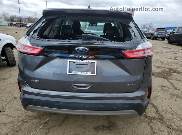 2FMPK4J96NBA00955 2022 FORD EDGE Gray Հետևի տեսք