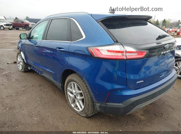 2FMPK4J96RBA26896 2024 FORD EDGE Blue Задня ліва чверть