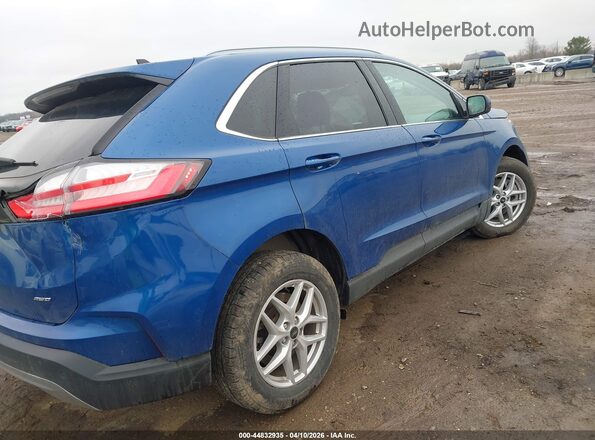 2FMPK4J96RBA26896 2024 FORD EDGE Blue Задня права чверть