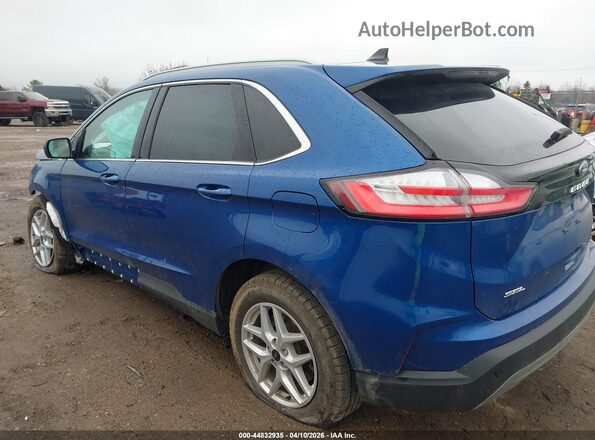 2FMPK4J96RBA26896 2024 FORD EDGE Blue Вид задньої частини салону