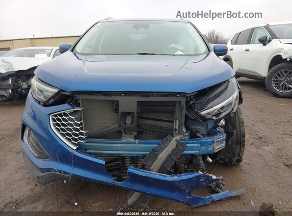 2FMPK4J96RBA26896 2024 FORD EDGE Blue Вид панелі приладів