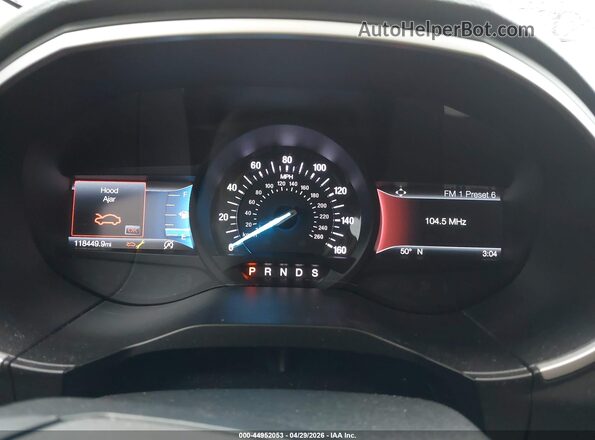2FMPK4J97KBC67016 2019 FORD EDGE Red Vista de los asientos traseros