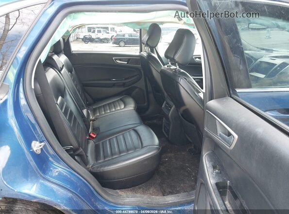 2FMPK4J97LBA44587 2020 FORD EDGE Blue Vista de la etiqueta del VIN