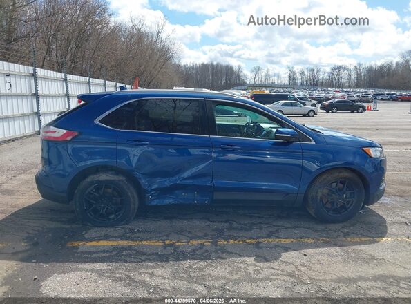 2FMPK4J97LBA44587 2020 FORD EDGE Blue Vista interior trasera