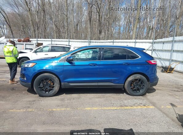 2FMPK4J97LBA44587 2020 FORD EDGE Blue Vista interior de 360 grados