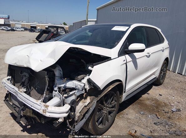 2FMPK4J97MBA59155 2021 FORD EDGE White წინა მარცხენა ხედი სამი მეოთხედიდან
