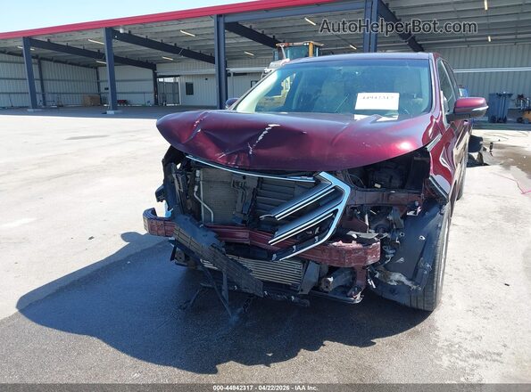 2FMPK4J98HBB54524 2017 FORD EDGE Maroon Widok z przodu
