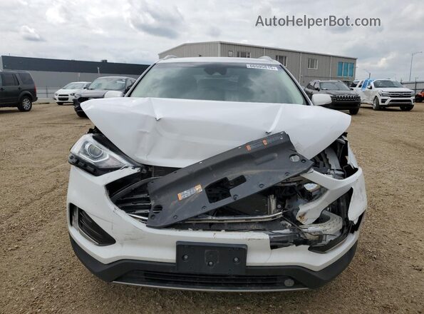 2FMPK4J98KBB15522 2019 FORD EDGE White Front view
