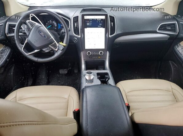 2FMPK4J98MBA13009 2021 FORD EDGE White Առջևի վահանակի տեսք