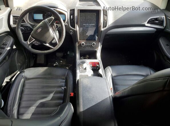 2FMPK4J98MBA21949 2021 FORD EDGE Silver Widok deski rozdzielczej
