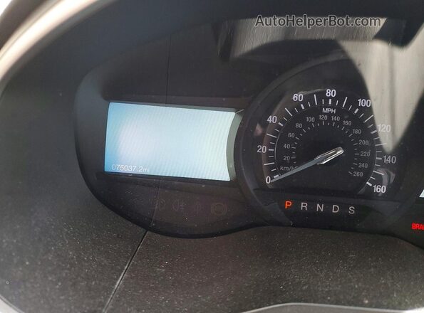2FMPK4J98MBA21949 2021 FORD EDGE Silver Widok zestawu wskaźników