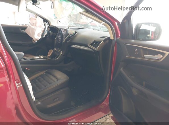2FMPK4J98RBA38662 2024 FORD EDGE Red წინა სალონის ხედი