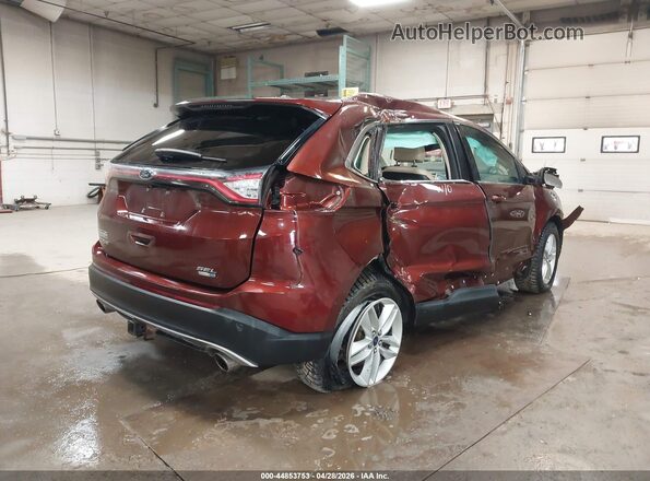 2FMPK4J99GBC48538 2016 FORD EDGE Red Հետևի աջ