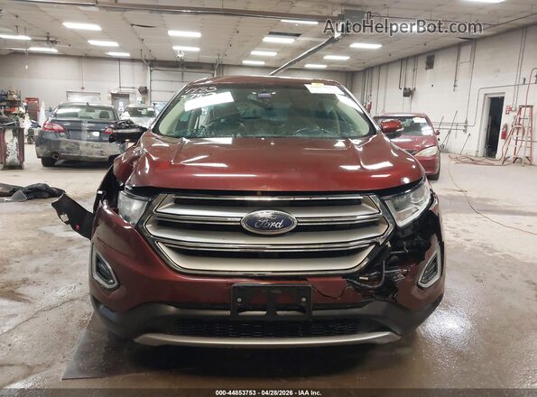 2FMPK4J99GBC48538 2016 FORD EDGE Red Սալոնի հետևի տեսք