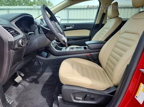 2FMPK4J99PBA48887 2023 FORD EDGE Red Widok wnętrza z przodu