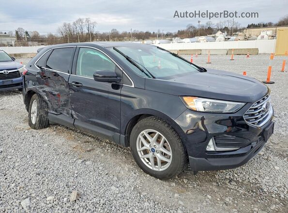 2FMPK4J9XNBA96542 2022 FORD EDGE Black Delantero derecho