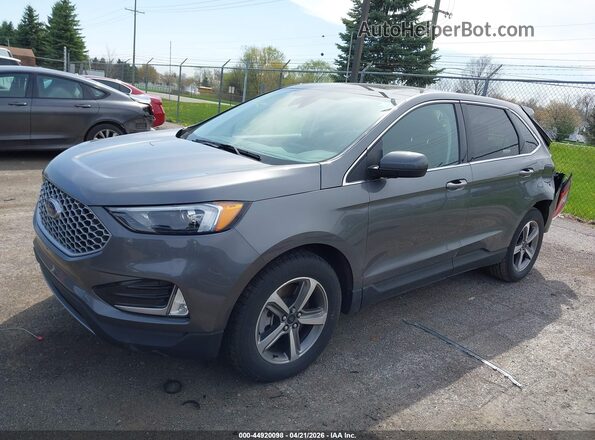 2FMPK4J9XRBA27386 2024 FORD EDGE Gray Vista tres cuartos delantera izquierda