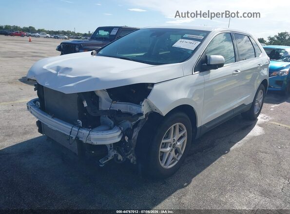 2FMPK4J9XRBA79326 2024 FORD EDGE White Առջևի ձախ երեք քառորդ տեսարան