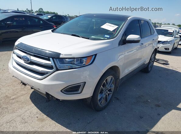2FMPK4K80HBC69415 2017 FORD EDGE White Przód lewy