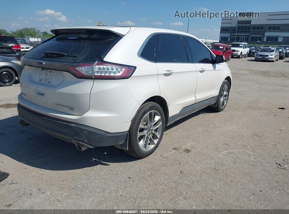 2FMPK4K80HBC69415 2017 FORD EDGE White Tył prawy