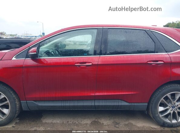 2FMPK4K91GBC10252 2016 FORD EDGE Red Vista interior de 360 grados