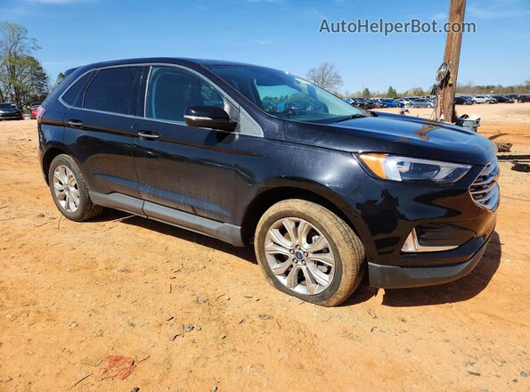 2FMPK4K91NBA52041 2022 FORD EDGE Black Delantero derecho