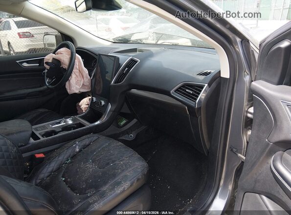 2FMPK4K92RBA89041 2024 FORD EDGE Gray წინა სალონის ხედი