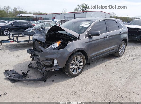 2FMPK4K92RBA89041 2024 FORD EDGE Gray წინა მარცხენა ხედი სამი მეოთხედიდან
