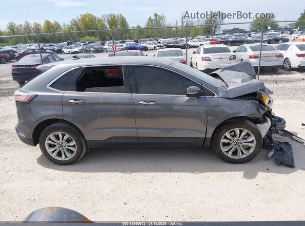 2FMPK4K92RBA89041 2024 FORD EDGE Gray უკანა სალონის ხედი
