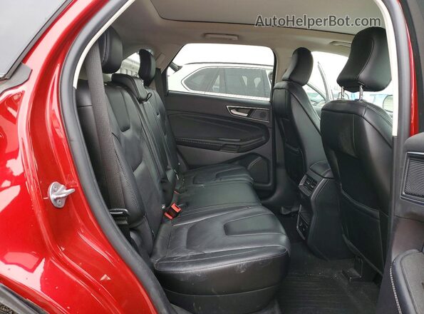 2FMPK4K93NBA26718 2022 FORD EDGE Красный Вид задней части салона