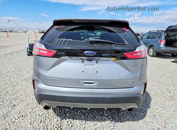 2FMPK4K94LBA60129 2020 FORD EDGE Silver Հետևի տեսք