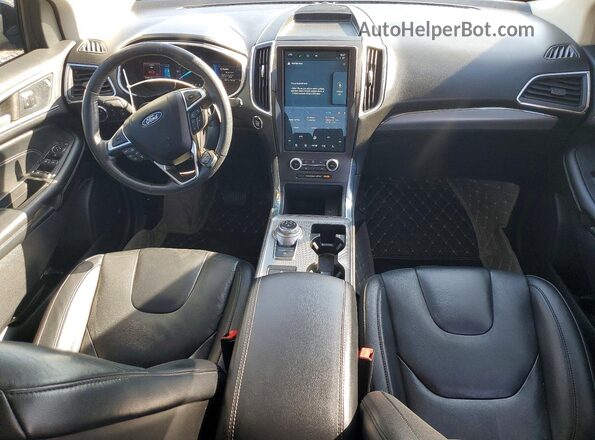 2FMPK4K96MBA27103 2021 FORD EDGE Black Dashboard view
