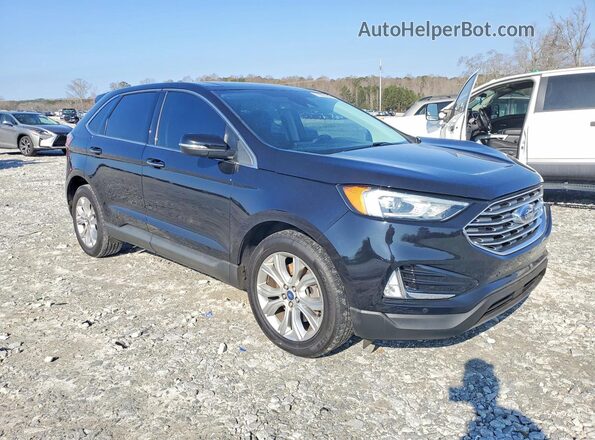 2FMPK4K96MBA27103 2021 FORD EDGE Black Front right