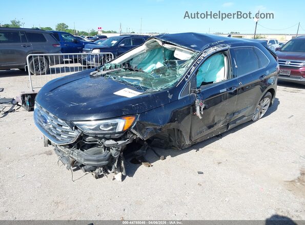 2FMPK4K96NBB04571 2022 FORD EDGE Black Front left