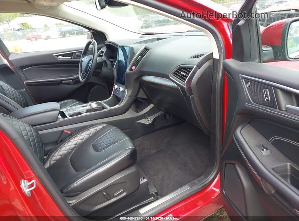 2FMPK4K96PBA19202 2023 FORD EDGE Red წინა სალონის ხედი