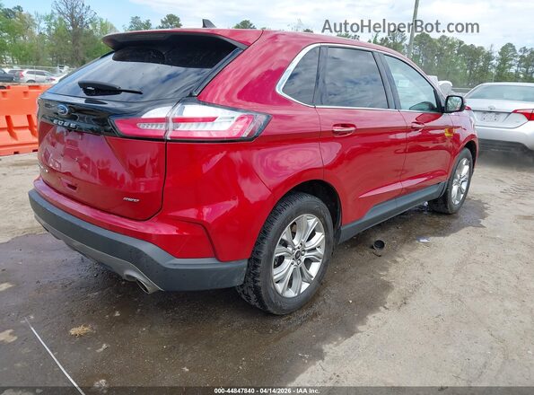 2FMPK4K96PBA19202 2023 FORD EDGE Red უკანა მარჯვენა